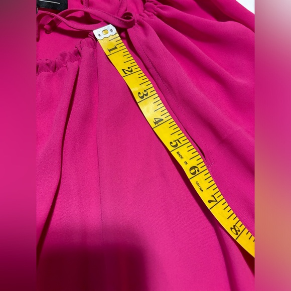 Eloquii pink top with neck ties, 20 - Picture 9 of 11